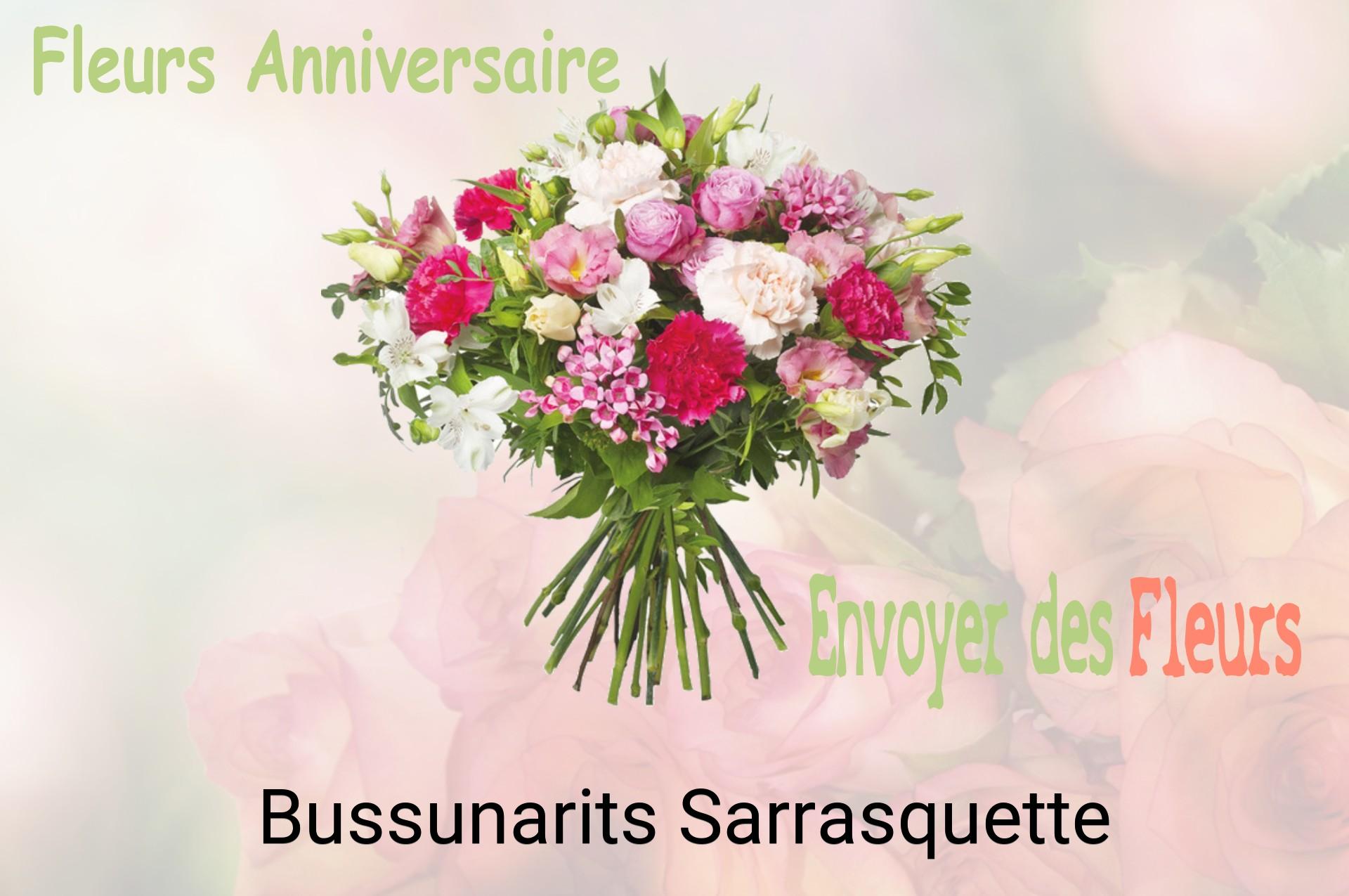 Bouquet de fleurs d’anniversaire livré à Bussunarits-Sarrasquette