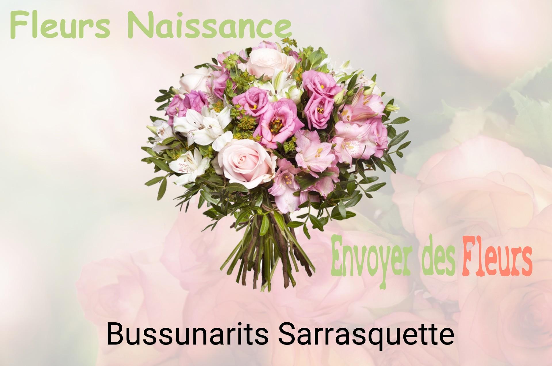 Bouquet de fleurs de naissance livré à Bussunarits-Sarrasquette