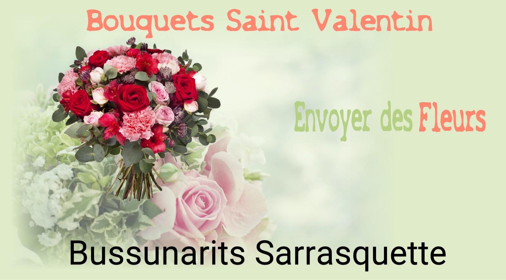 Roses de Saint-Valentin livrées à Bussunarits-Sarrasquette